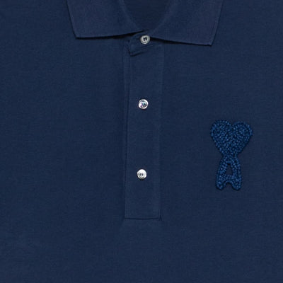 Ami Paris Ami De Couer cotton polo shirt