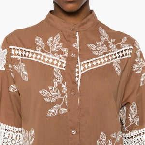 Bye Printed cotton dress