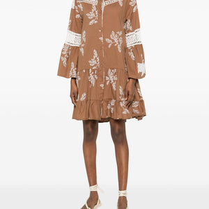 Bye Printed cotton dress