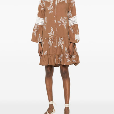 Bye Printed cotton dress