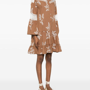 Bye Printed cotton dress