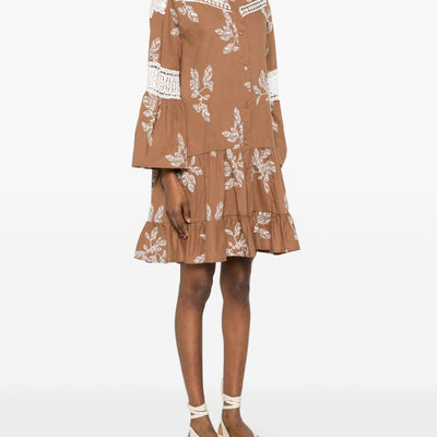 Bye Printed cotton dress
