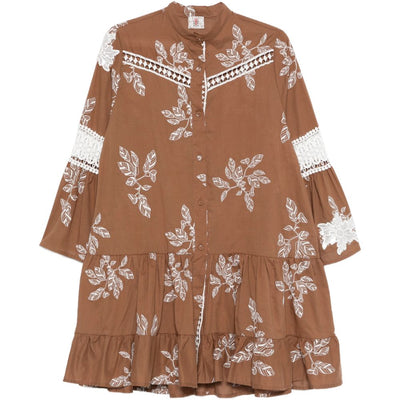 Bye Printed cotton dress