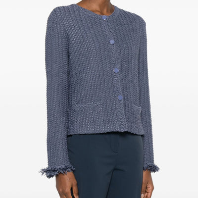 Emporio Armani Cotton blend blazer jacket