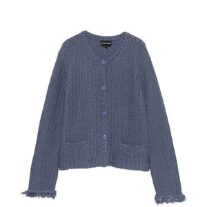 Emporio Armani Cotton blend blazer jacket