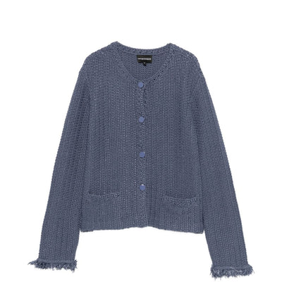Emporio Armani Cotton blend blazer jacket