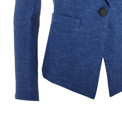 Emporio Armani Linen single-breasted jacket