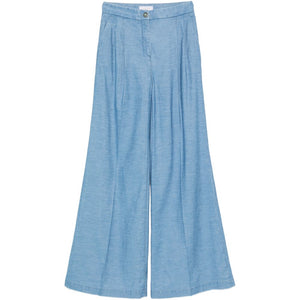 Via Masini 80 Cotton flared trousers