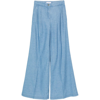 Via Masini 80 Cotton flared trousers