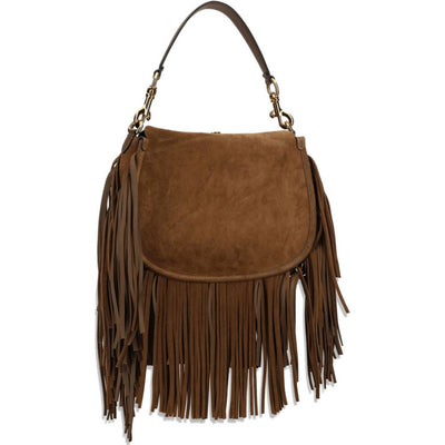 Etro Suede Pony Bag With Fringes
