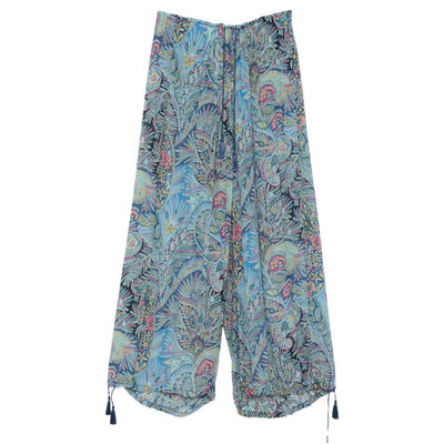 Etro Printed wide-leg trousers