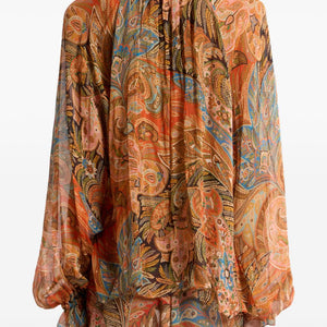 Etro Printed silk shirt