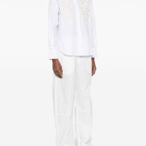 Ermanno Firenze Embroidered cotton shirt
