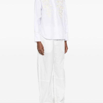 Ermanno Firenze Embroidered cotton shirt