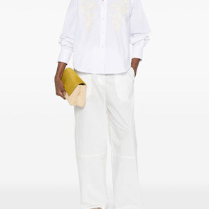 Ermanno Firenze Embroidered cotton shirt