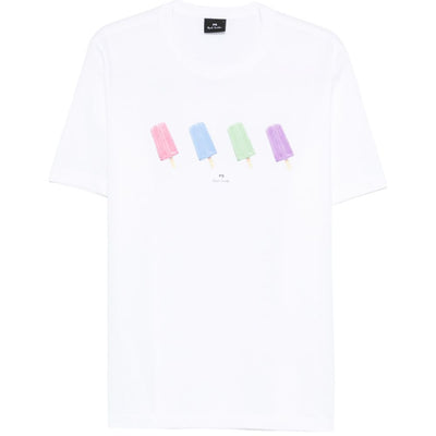 Paul Smith Printed cotton t-shirt