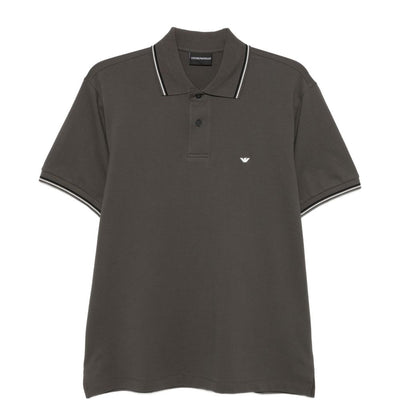 Emporio Armani Logo cotton polo shirt