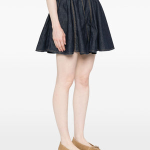 Susanne Bommer Cotton mini skirt