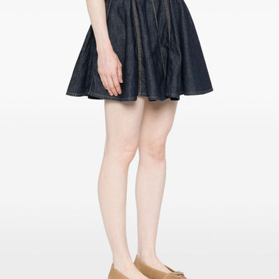 Susanne Bommer Cotton mini skirt