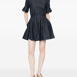 Susanne Bommer Cotton mini skirt