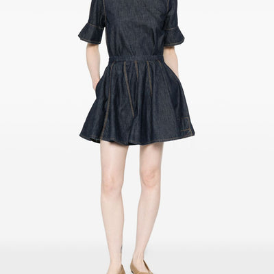 Susanne Bommer Cotton mini skirt