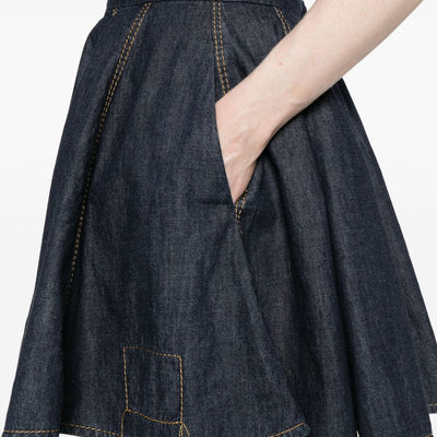 Susanne Bommer Cotton mini skirt