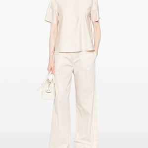 Susanne Bommer Cotton wide-leg trousers