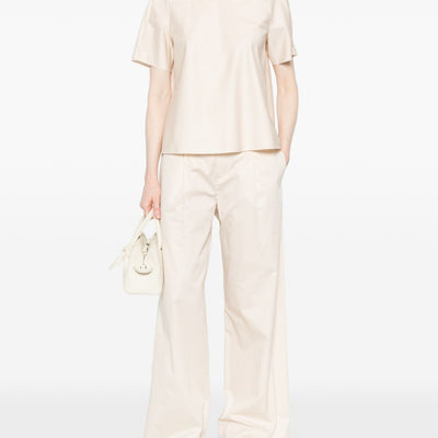 Susanne Bommer Cotton wide-leg trousers