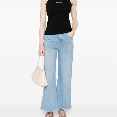 Maison Kitsuné Maison KitsunÃ© Logo cotton tank top