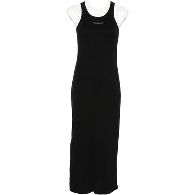 Maison Kitsuné Maison KitsunÃ© Logo ribbed tank dress