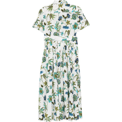 Fay Printed cotton chemisier dress