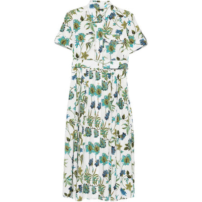 Fay Printed cotton chemisier dress