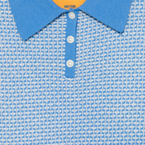 Guest In Residence Pique cashmere polo shirt