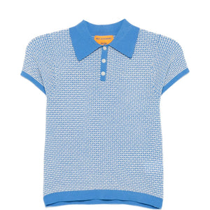 Guest In Residence Pique cashmere polo shirt