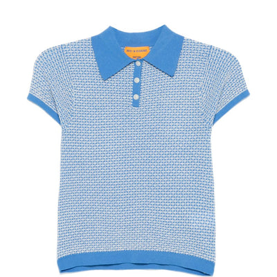 Guest In Residence Pique cashmere polo shirt