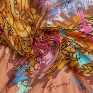 Faliero Sarti New Roma silk blend stole