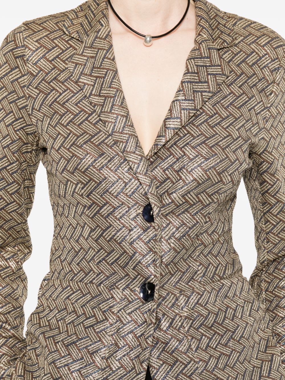 Siyu Tallis single-breasted jacket