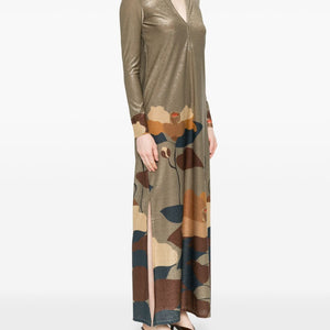 Siyu V-neck Ninfa kaftan dress