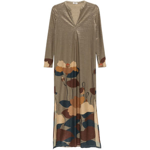 Siyu V-neck Ninfa kaftan dress