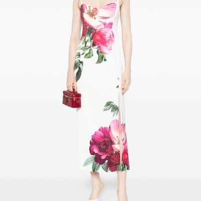 Alice + Olivia Printed long dress