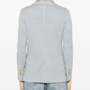 Circolo 1901 Striped double-breasted jacket
