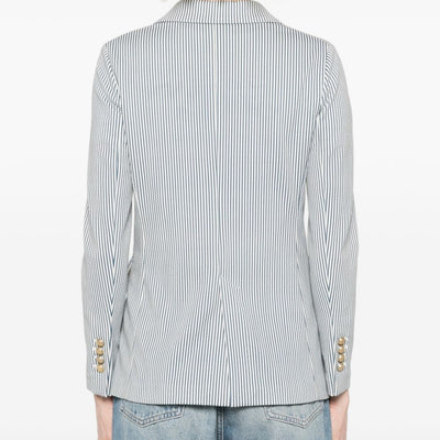 Circolo 1901 Striped double-breasted jacket