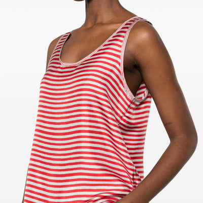 Pierre Louis Mascia Striped silk top