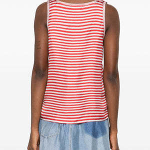 Pierre Louis Mascia Striped silk top