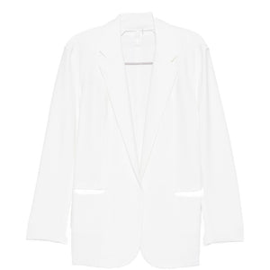 Norma Kamali Oversized single-breasted blazer jacket