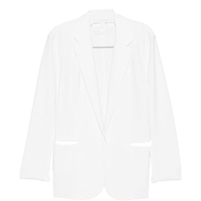 Norma Kamali Oversized single-breasted blazer jacket