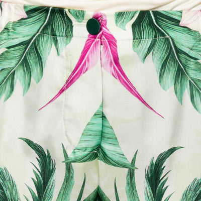 F.R.S . Printed silk trousers