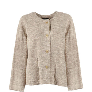 Emporio Armani Cotton blend blazer jacket