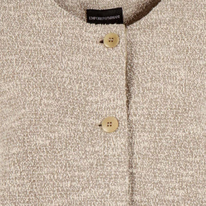 Emporio Armani Cotton blend blazer jacket