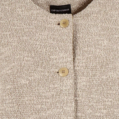 Emporio Armani Cotton blend blazer jacket